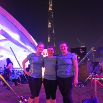 Sweating some more at NTC tour Dubai